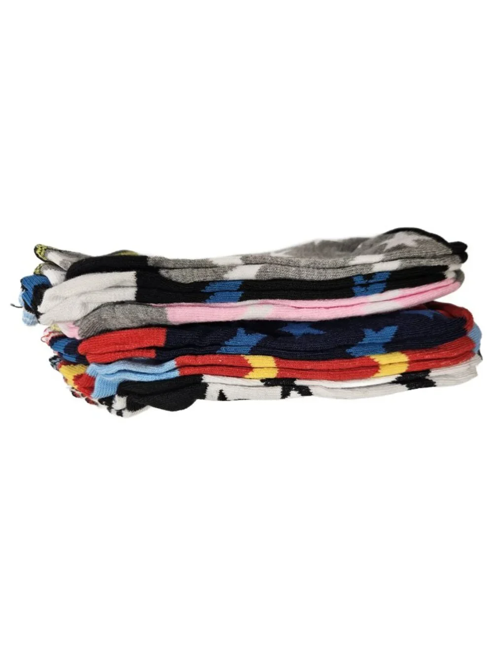 Women’s Ankle Socks 6 Pack Cute Low Cut Casual No Show Socks Size 9-11, Stars - Picture 2 of 2